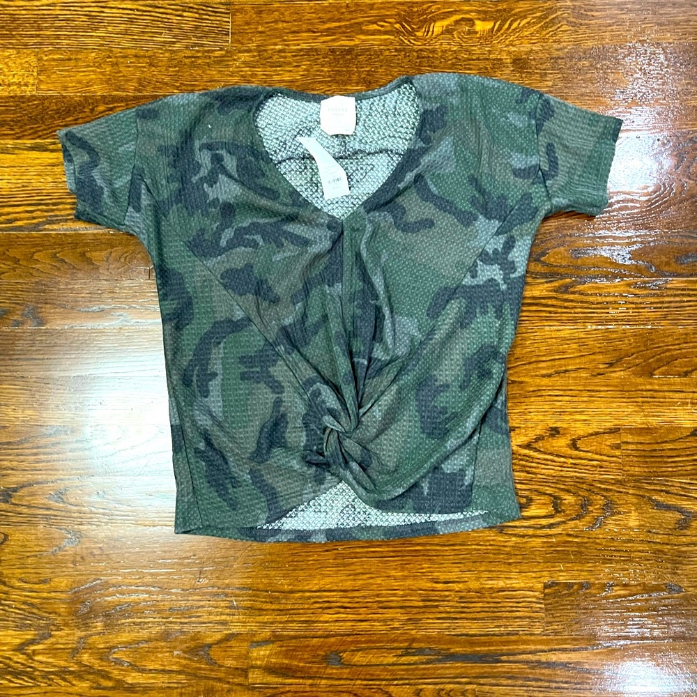 Camo Print T-shirt